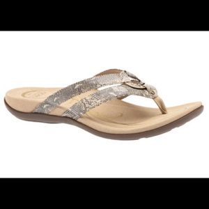 Abeo Brenda sandals flip flops snake print